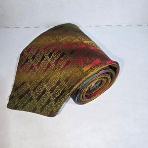 VINTAGE‎ Gorgeous!! Wembley Rainbow NeckTie Multi-Colored